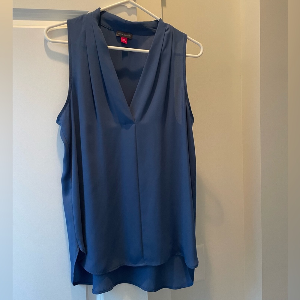 Vince Camuto women’s blue blouse tank size medium